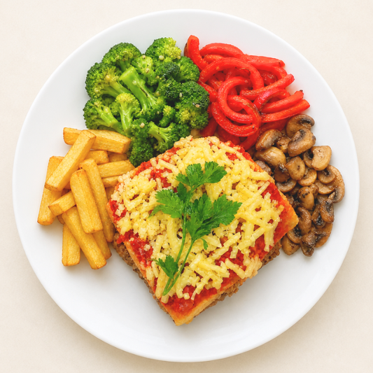 Escondidinho de Carne de Purê Cremoso, Queijo Vegetal, Brócolis, Pimentão e Batata - 500g - ME2