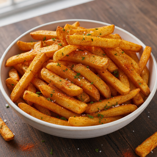 Batata inglesa com casca 160g assada no forno, azeite de oliva extravirgem, páprica picante e sal do Himalaia - PB3